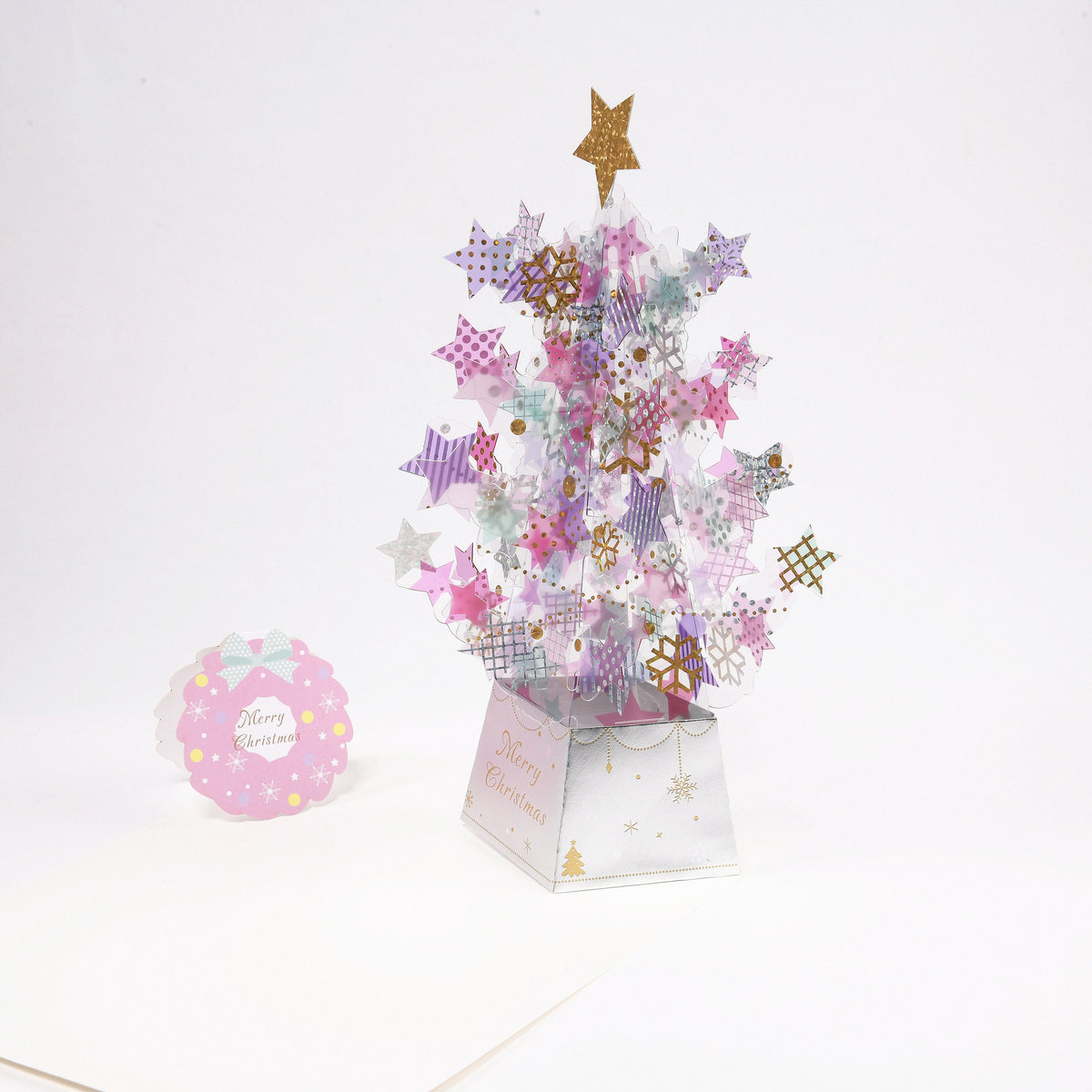 3D Crystal Christmas Tree Pop Up Card