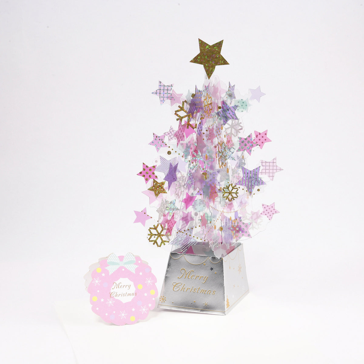 3D Crystal Christmas Tree Pop Up Card