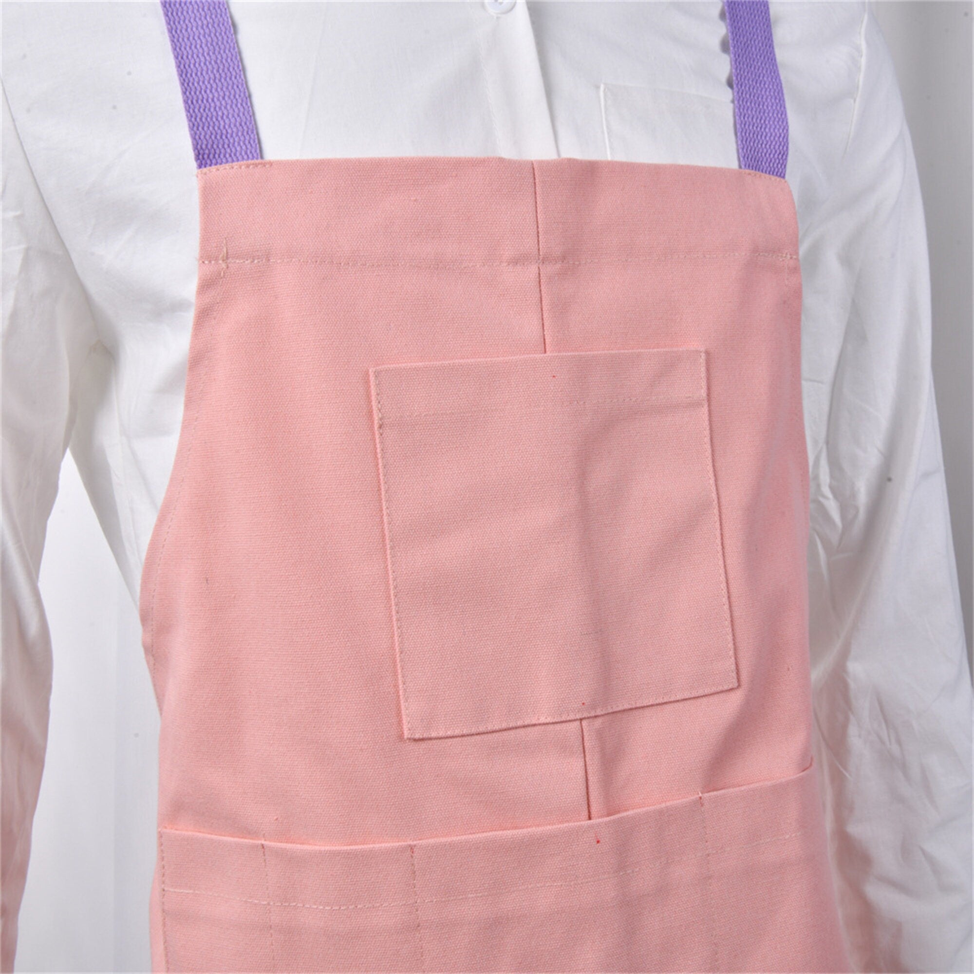 Adjustable Crossback Garden Aprons with Multiple Pockets&Towel Loop