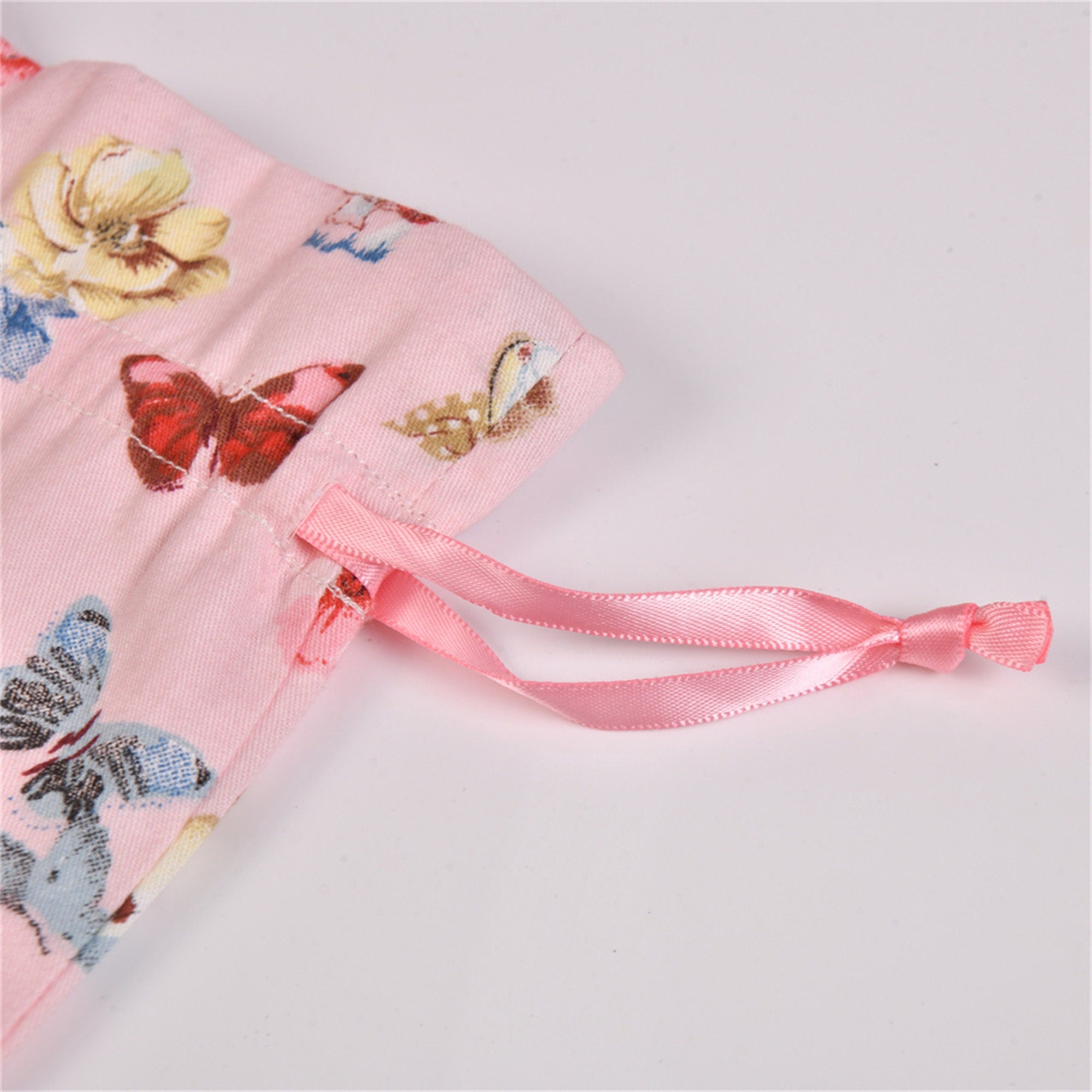 Handmade Floral/Animals Premium Quality Cotton Drawstring Gift Bag