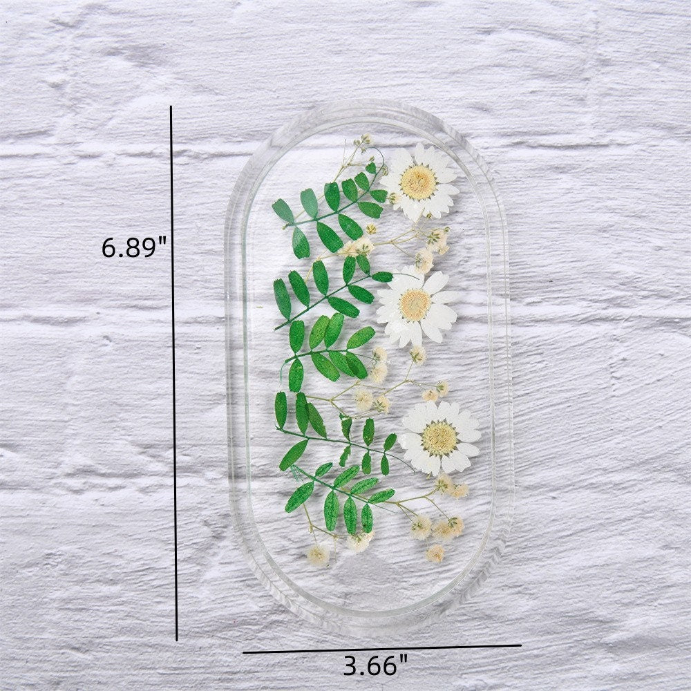 Resin Flower Coasters with Real Dried Flowers