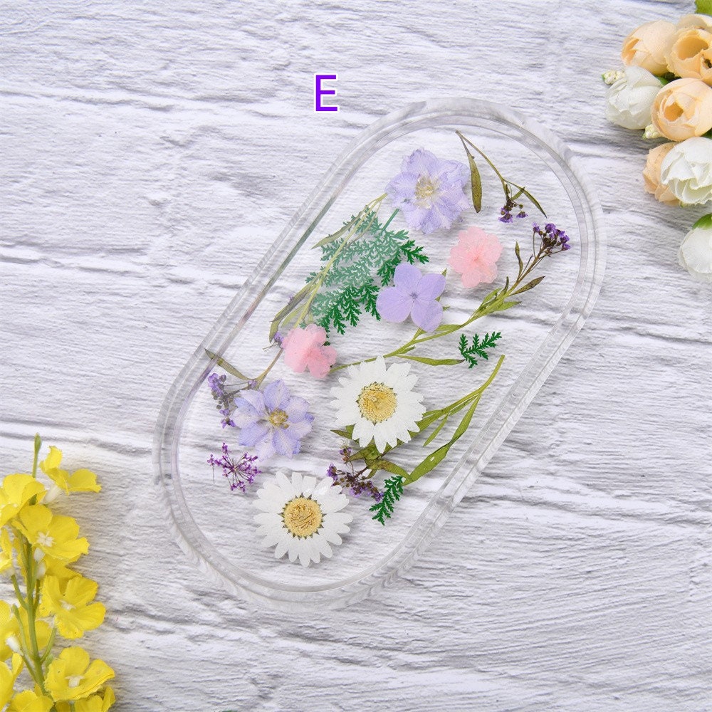 Resin Flower Coasters with Real Dried Flowers