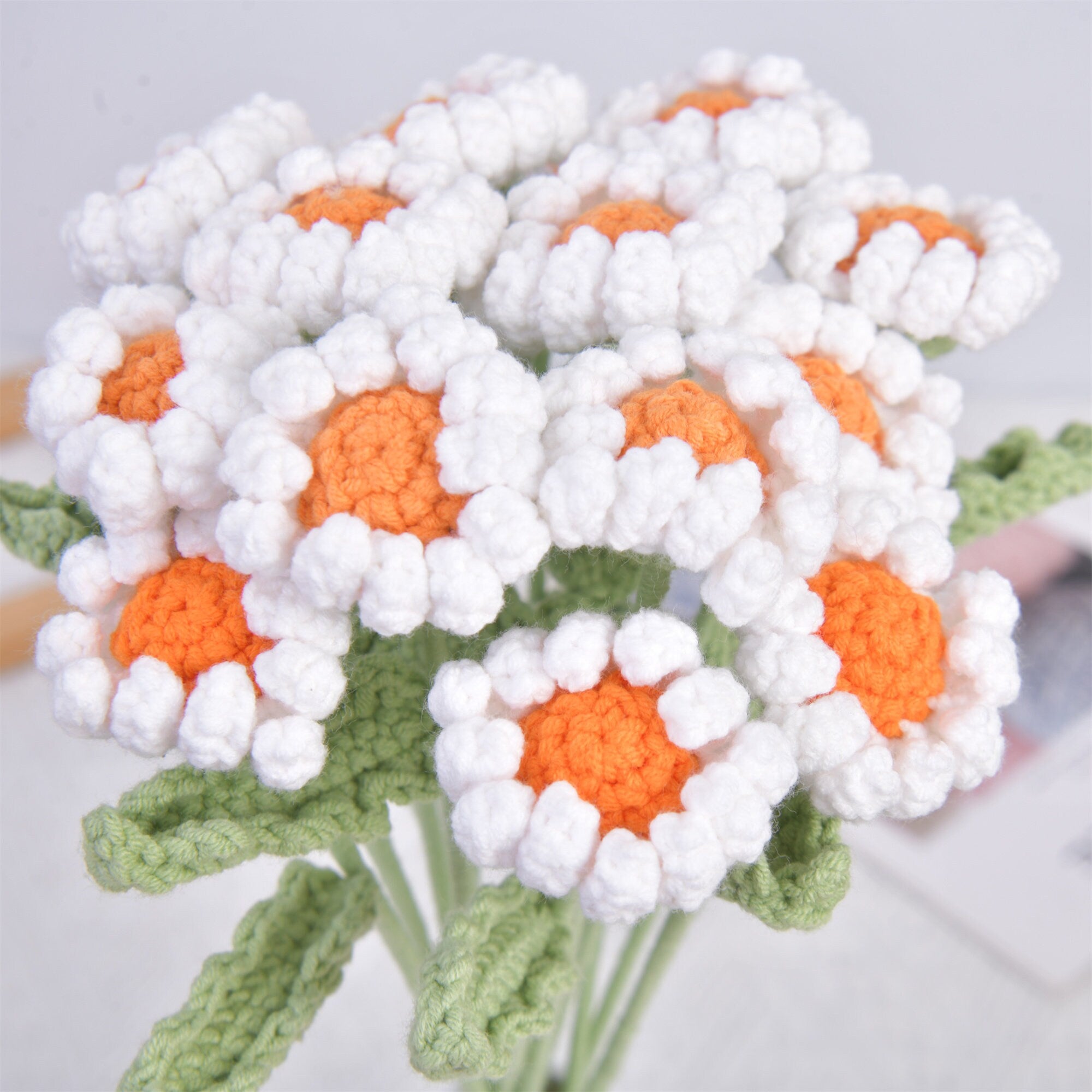 Handmade Daisy/Gerbera Crochet Bouquet