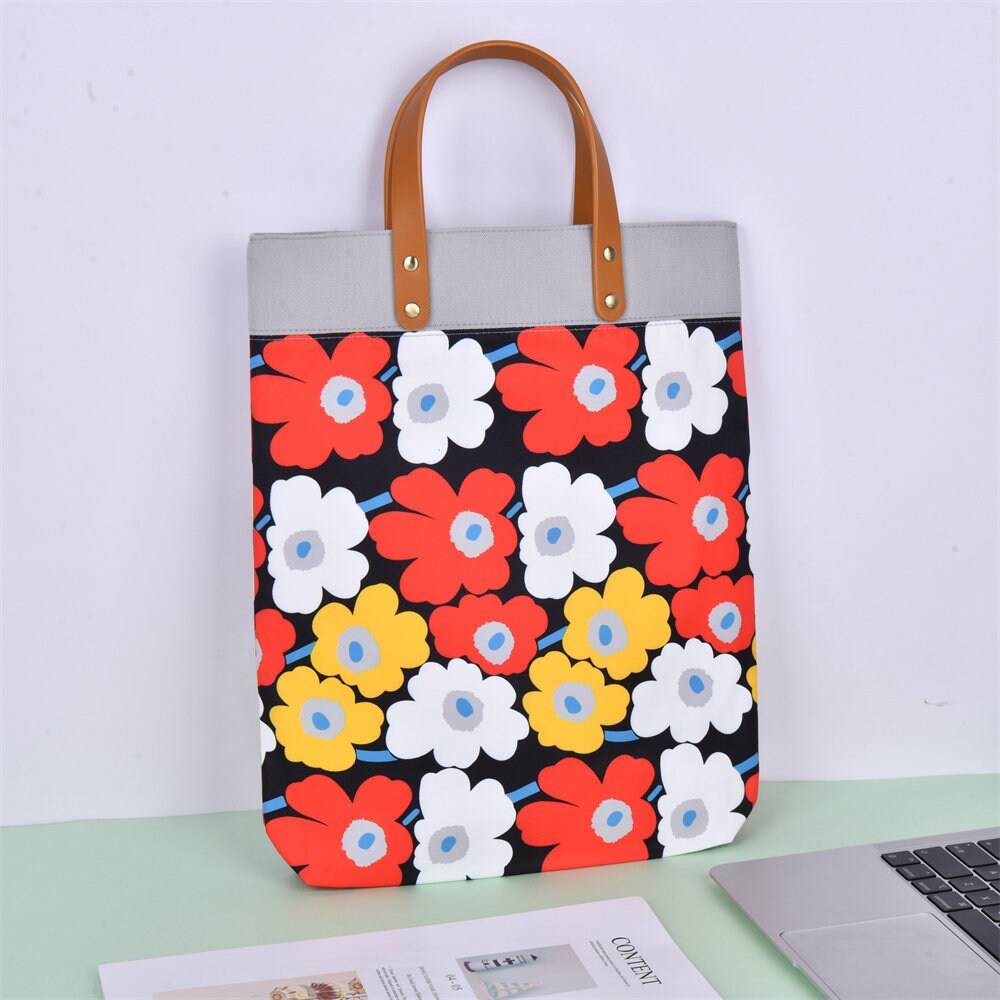 Handmade Large Flower Tote Bag