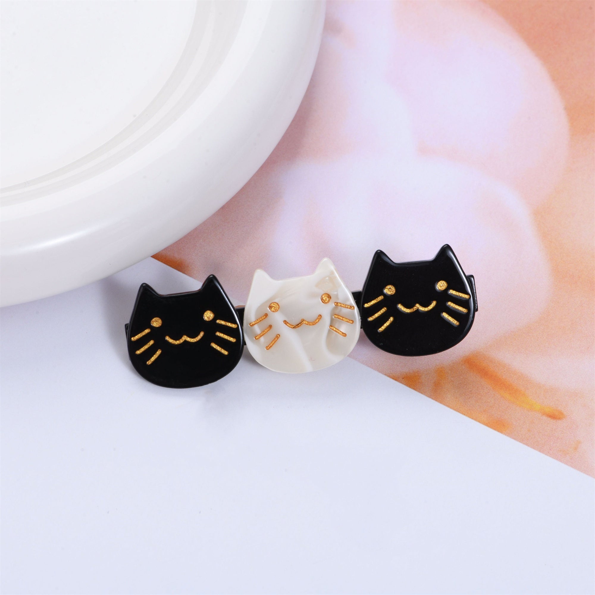 Kitten Hair Barrette, Cute Animal Design Hair Clips