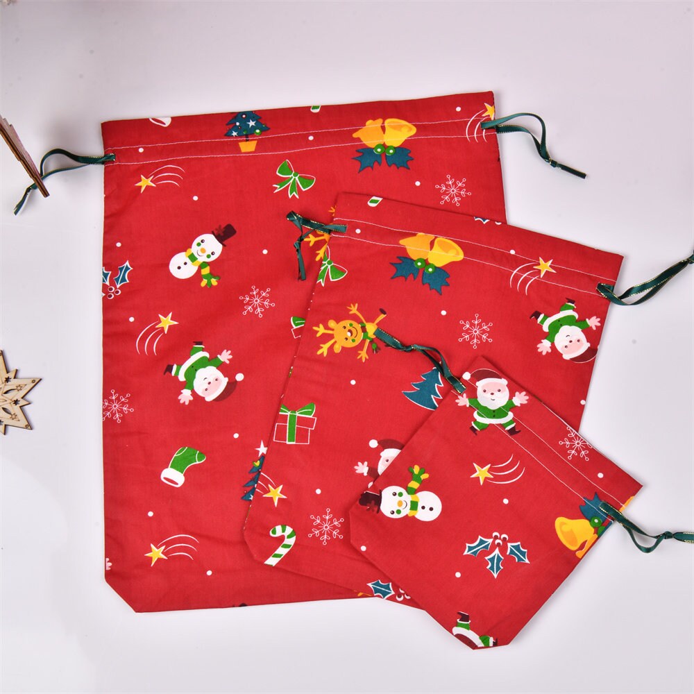 S/M/L Christmas Santa Gift Bags