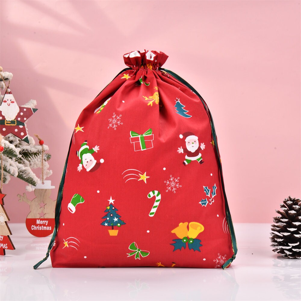 S/M/L Christmas Santa Gift Bags