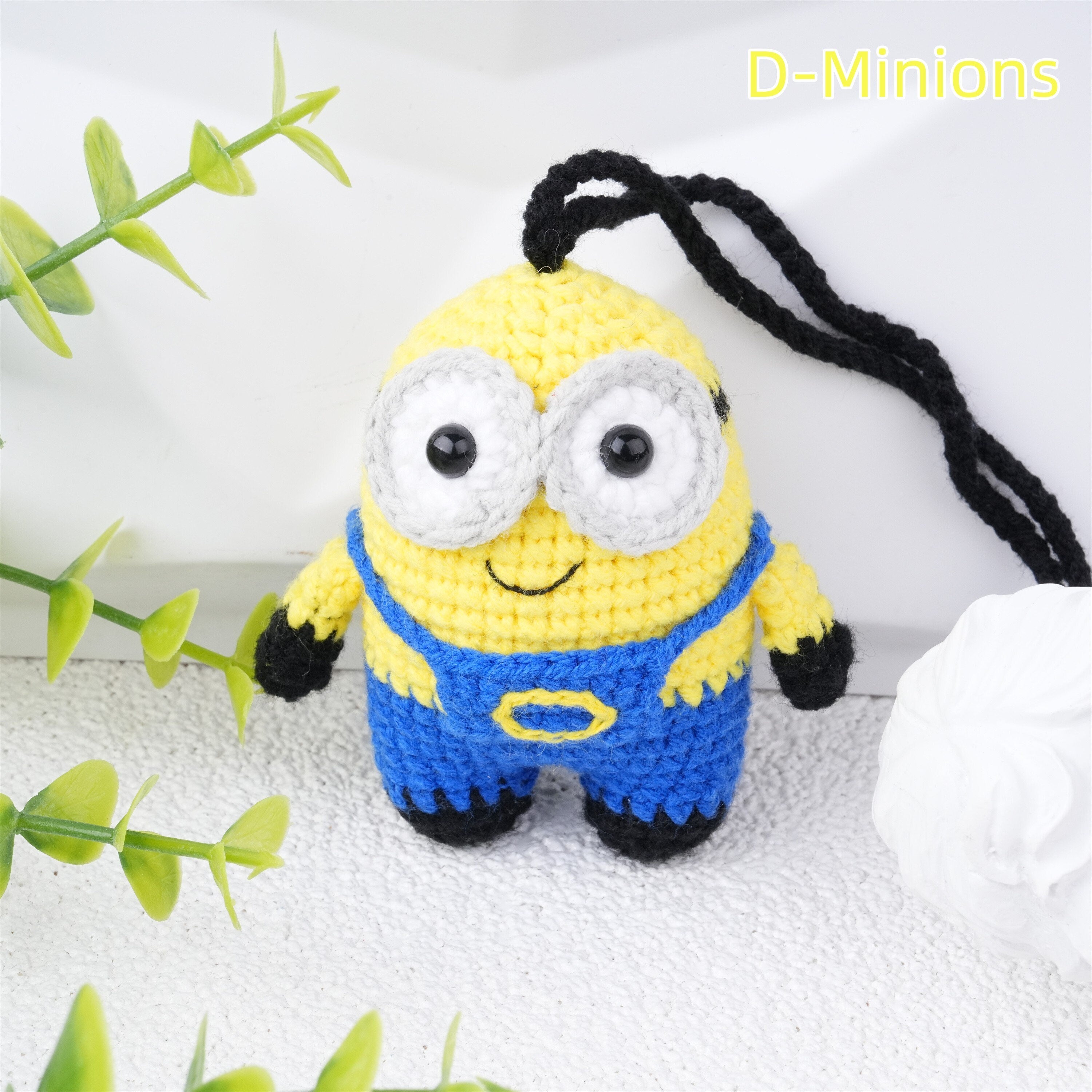 Handmade Cartoon Doll Car Pendant Crochet Oranment