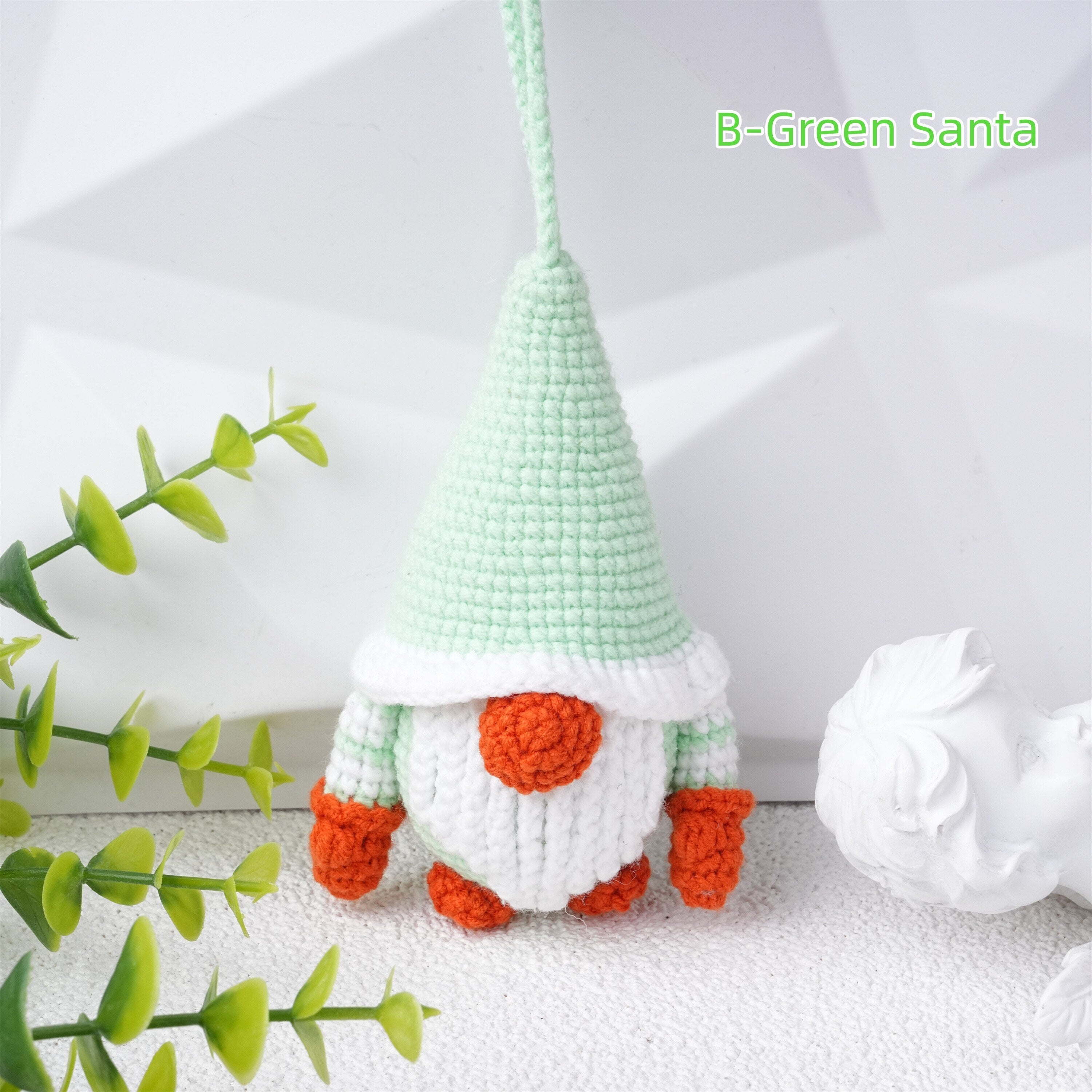 Handmade Snowflake Santa Claus/Penguin Crochet Pendant Oranment