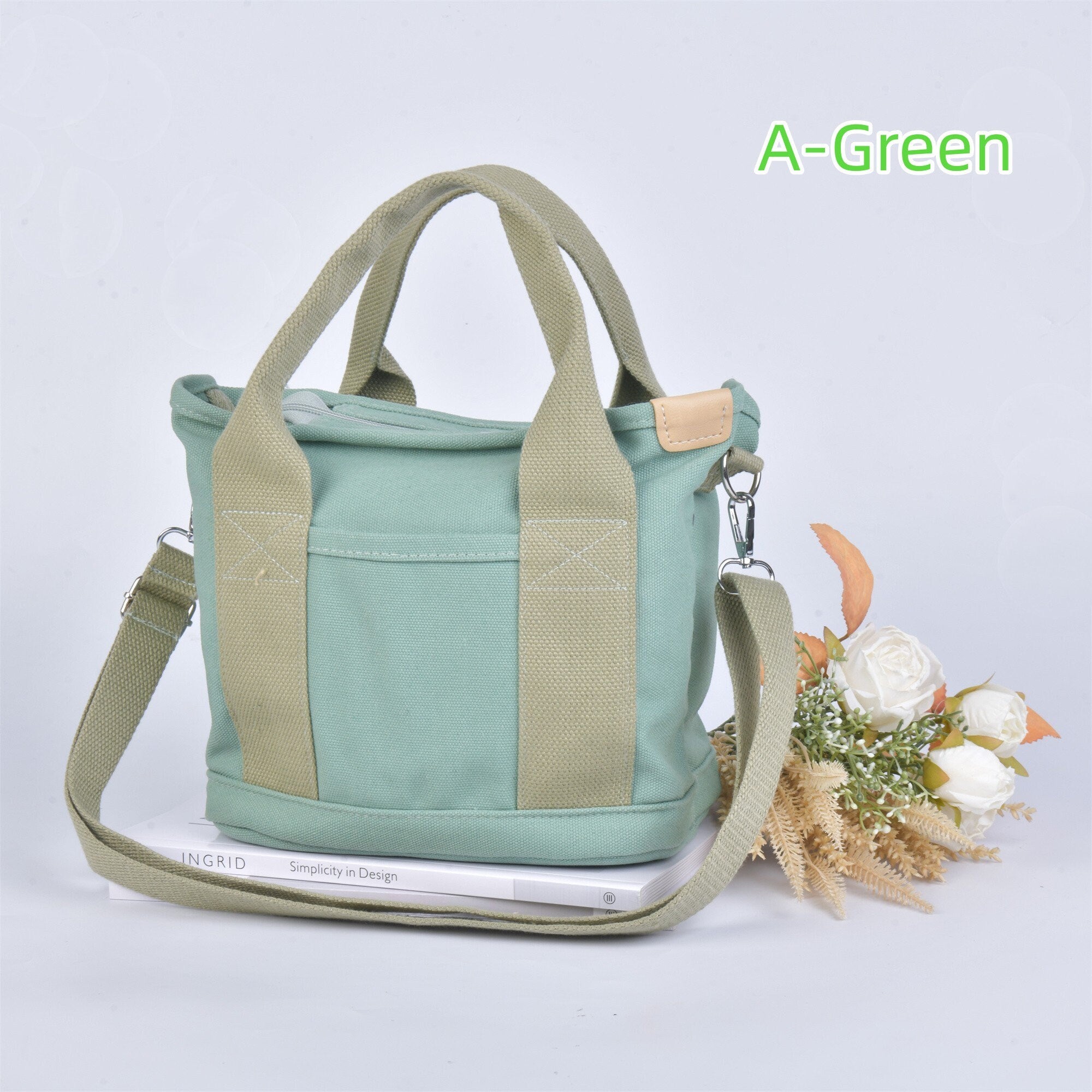 Large Capacity Tote Bag with Multi-Pockets