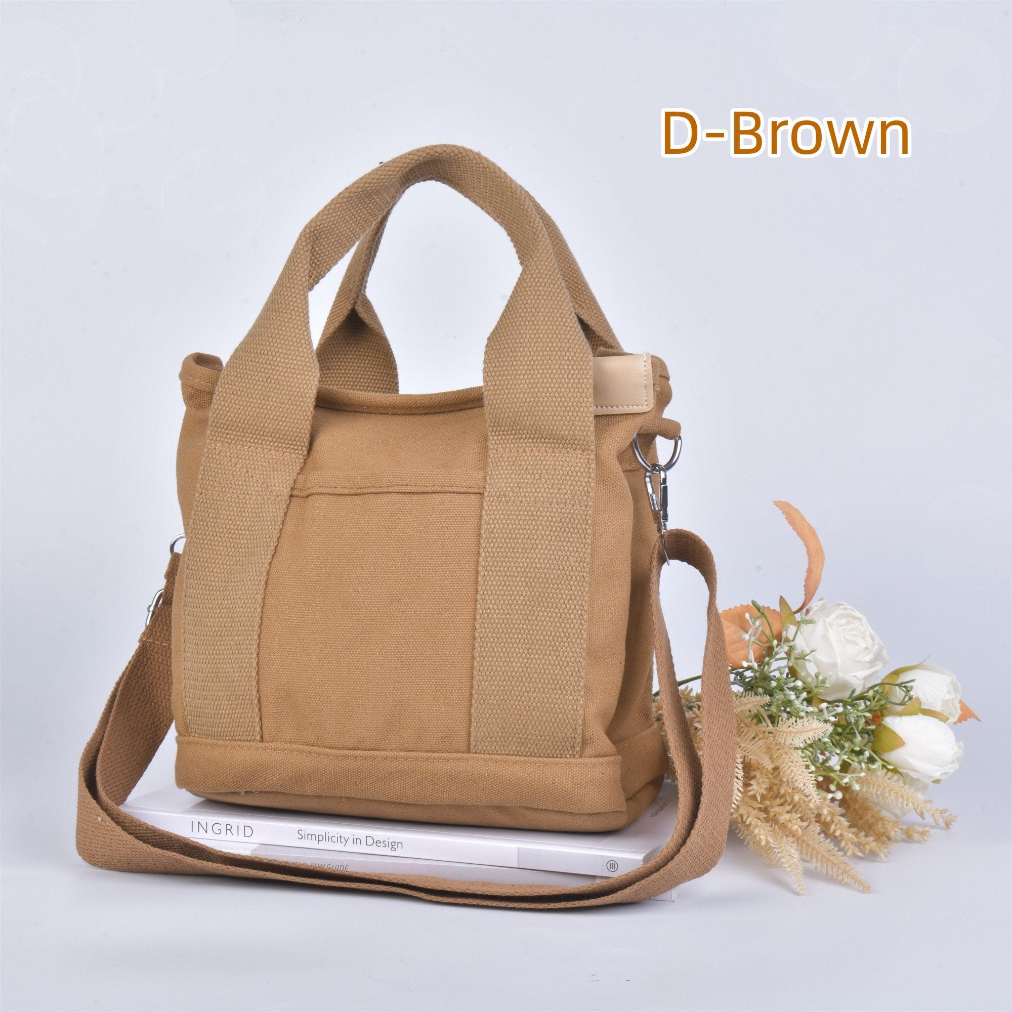 Large Capacity Tote Bag with Multi-Pockets