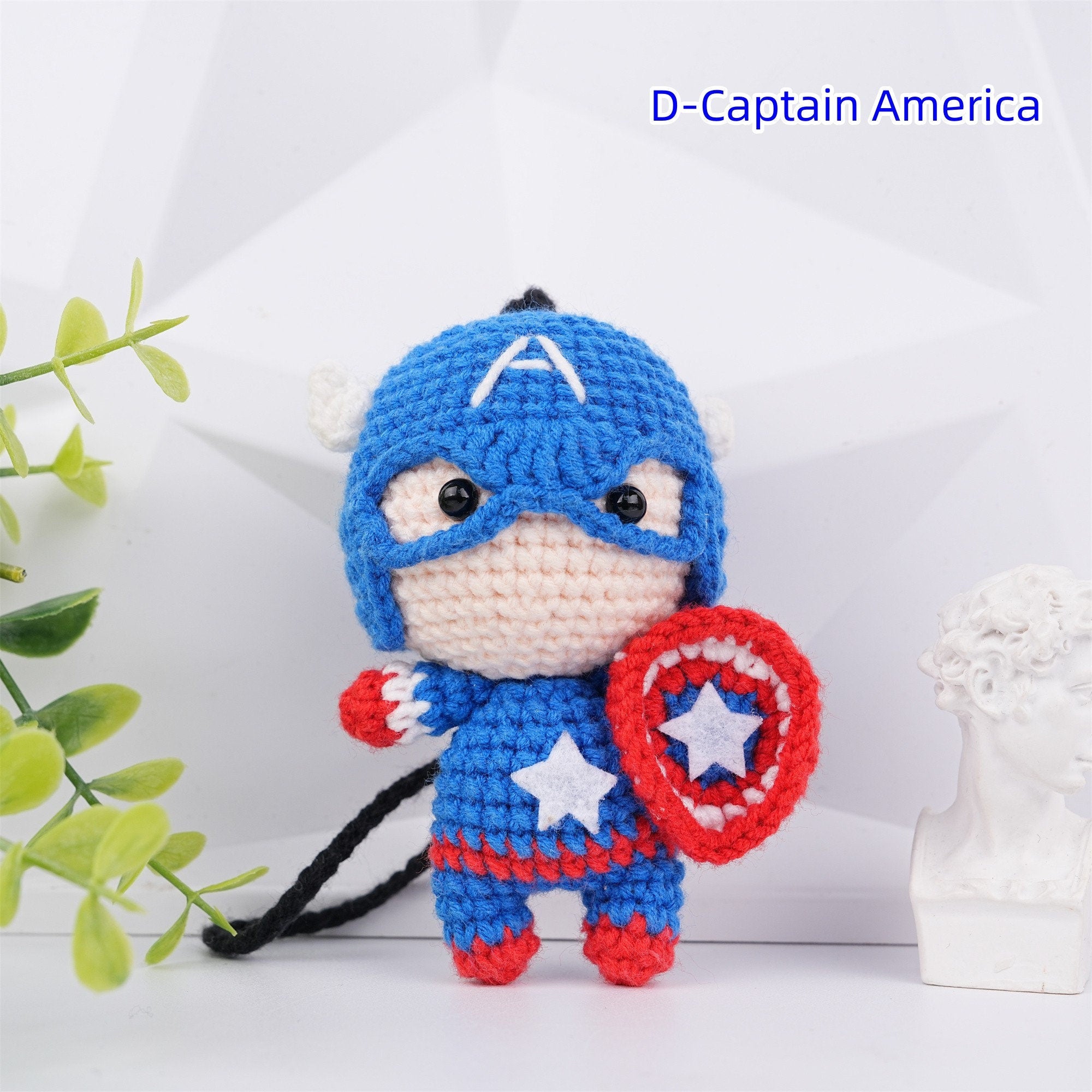 Handmade Marvel Superhero Doll Car Pendant Oranment