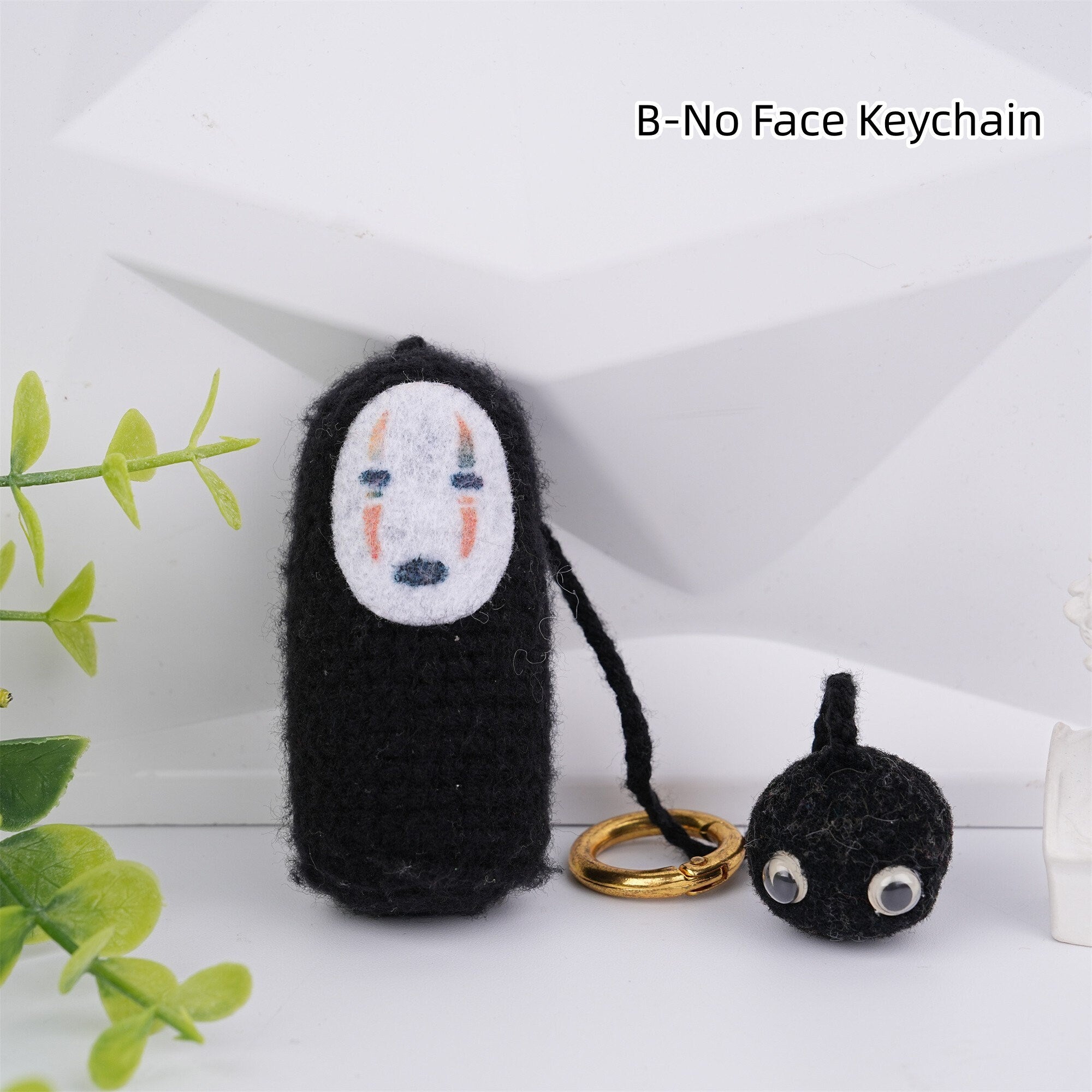 Handmade Anime No Face Man Car Pendant Keychain