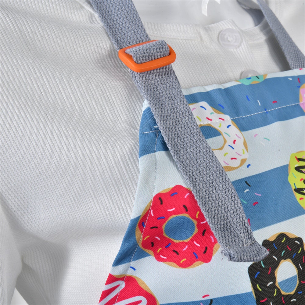 Cute Cartoon Handmade Cupcakes/Donut/Ice Cream Parent and Child Apron Set