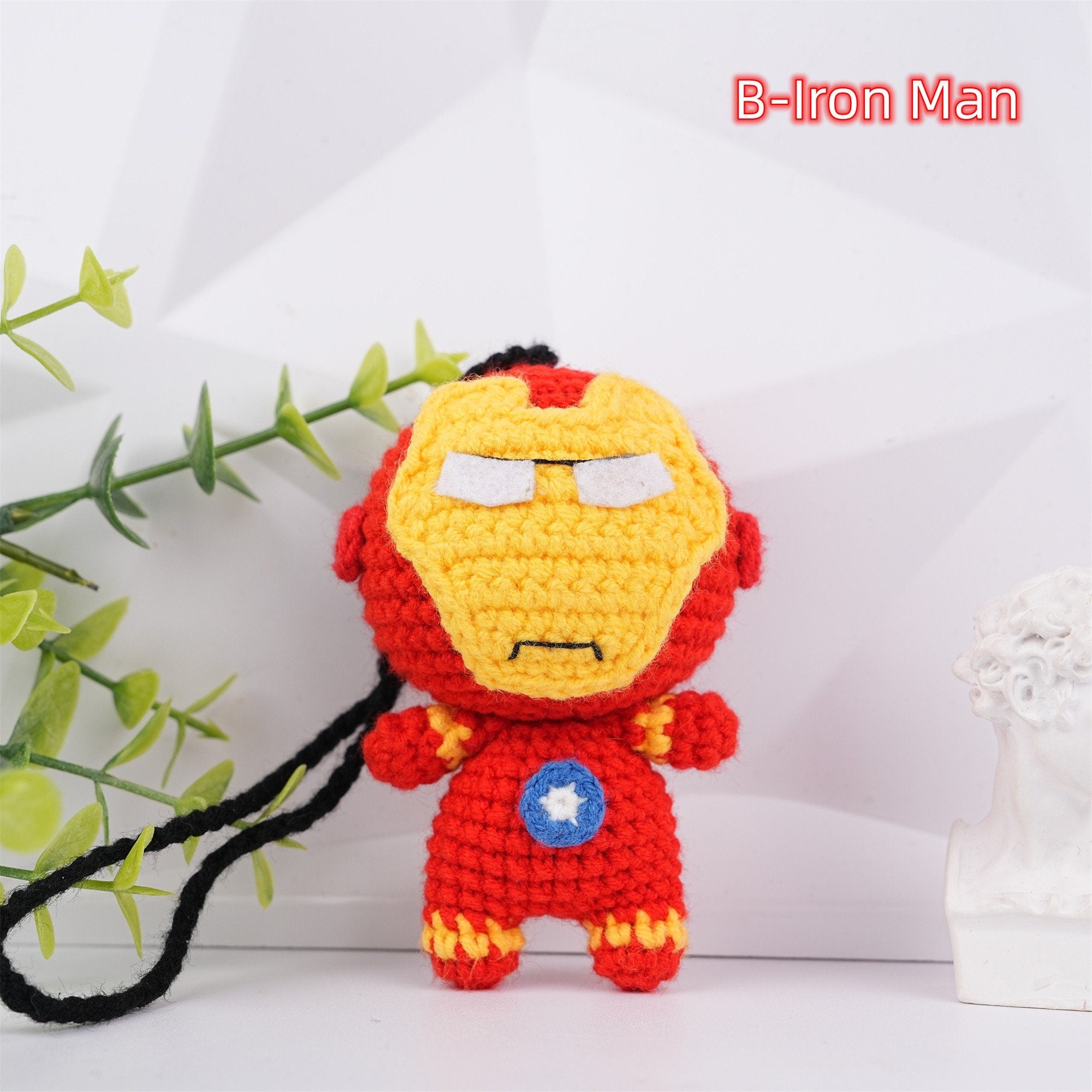 Handmade Marvel Superhero Doll Car Pendant Oranment