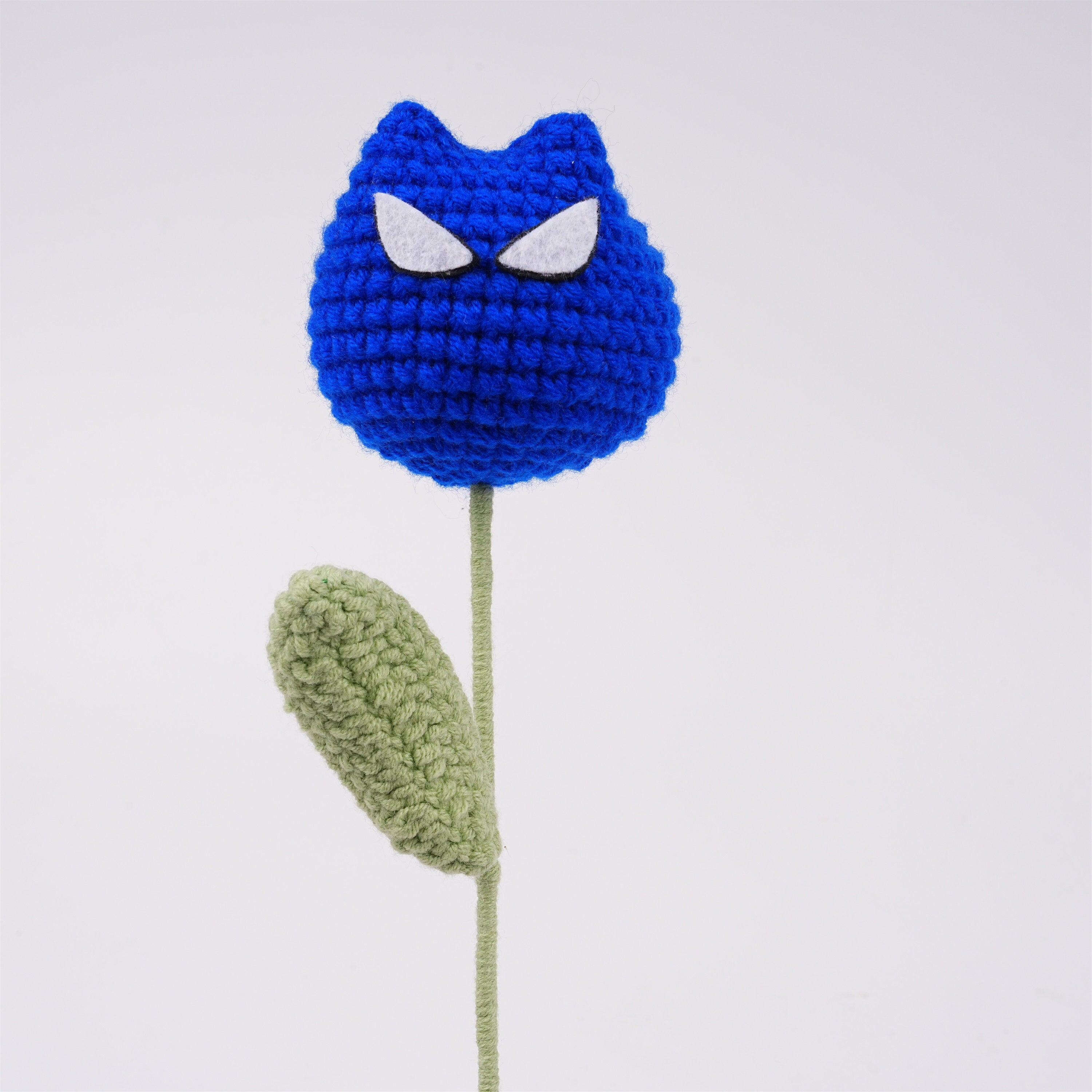 Handmade Blue Spider-Man Tulip Crochet Bouquet