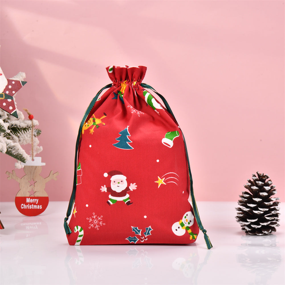 S/M/L Red Santa Claus Christmas Tree Christmas Gift Bag