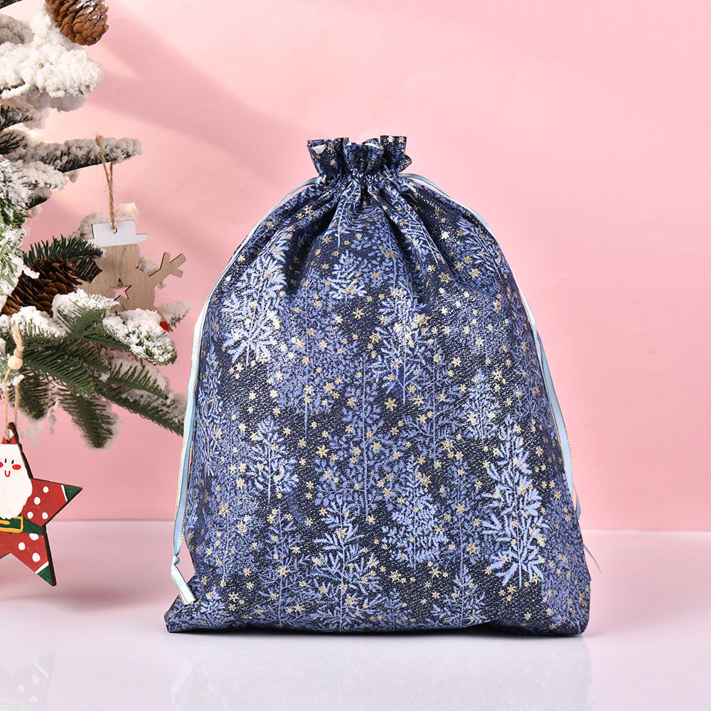 S/M/L Christmas Tree Christmas Drawstring Gift Bags