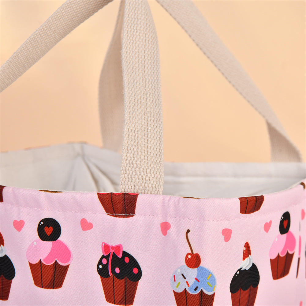 XL Cupcake Ice Cream Insulated Lunch Bag